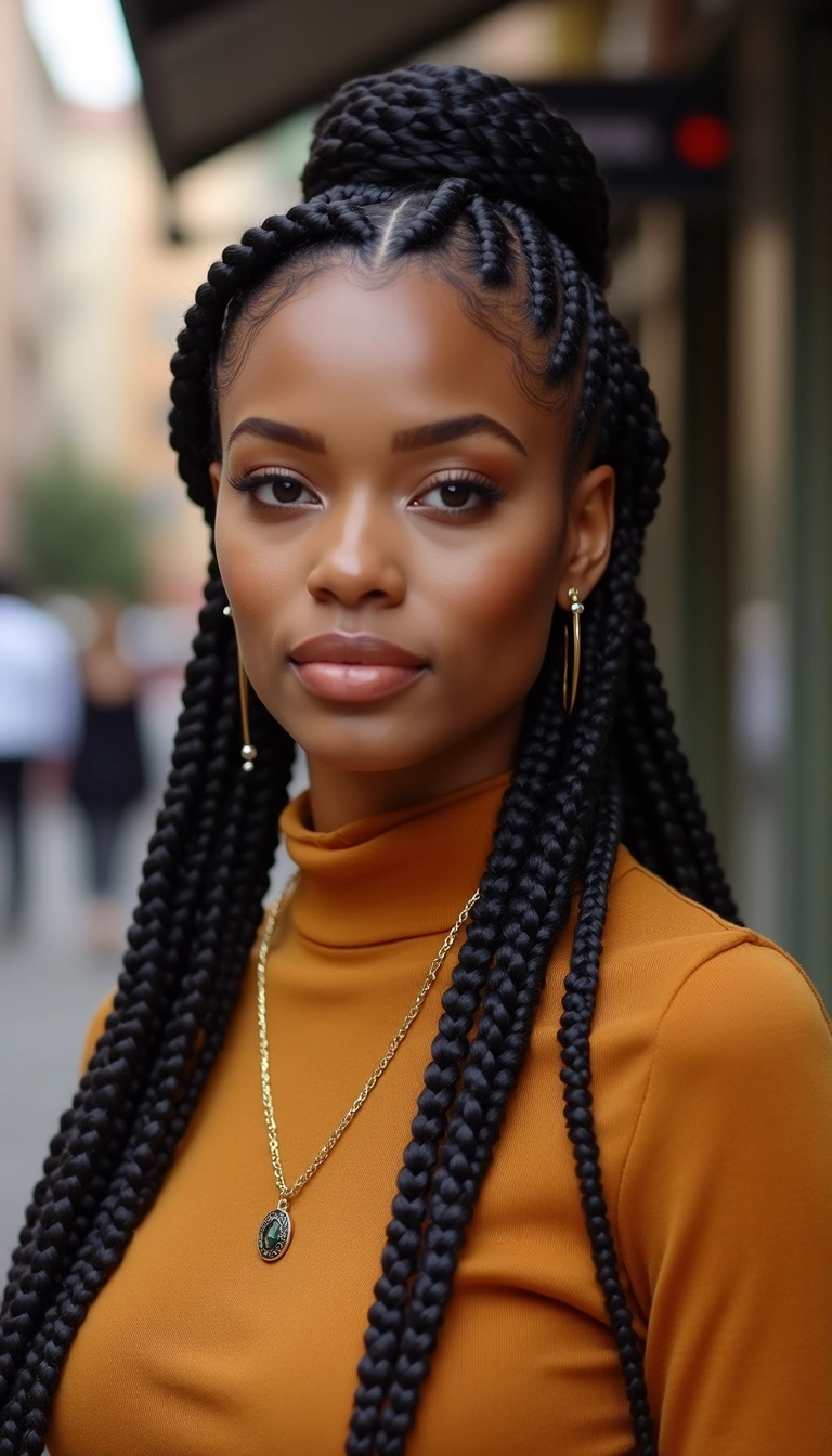 Lemonade Braid Half Up Half Down