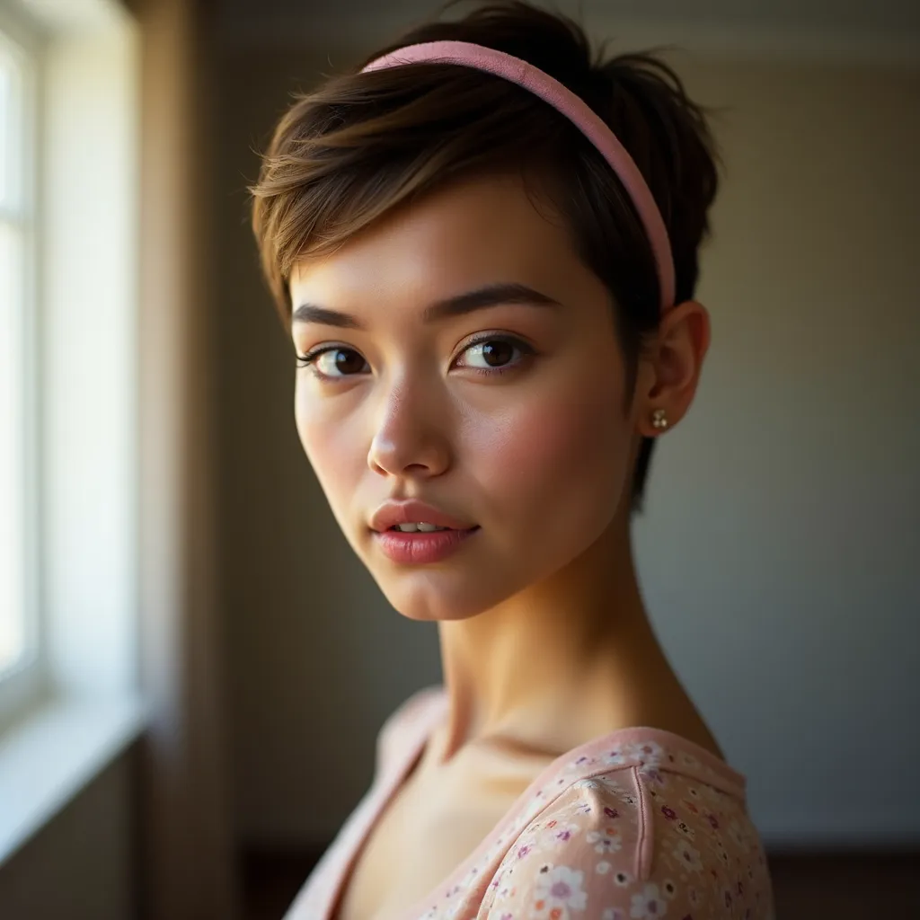 The Pixie Cut with Headband