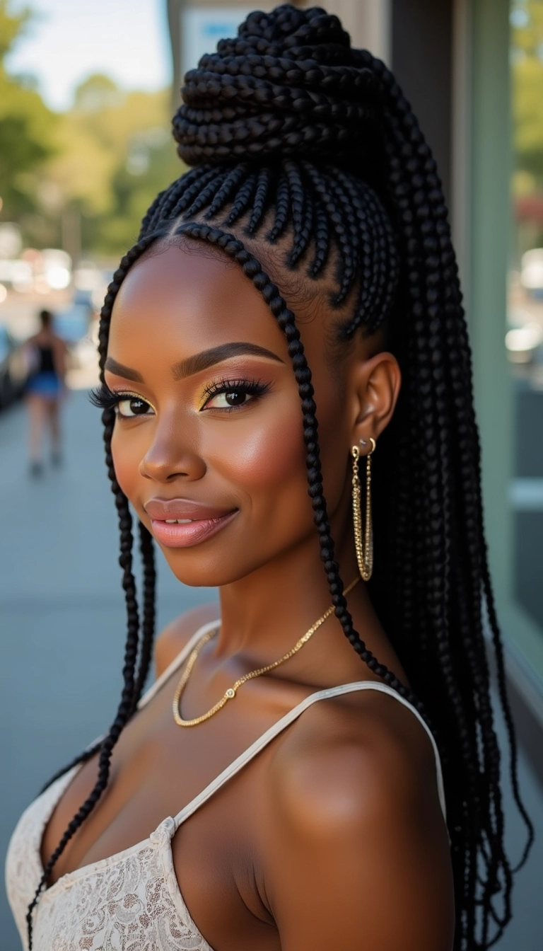 Havana Twist Half Up Half Down