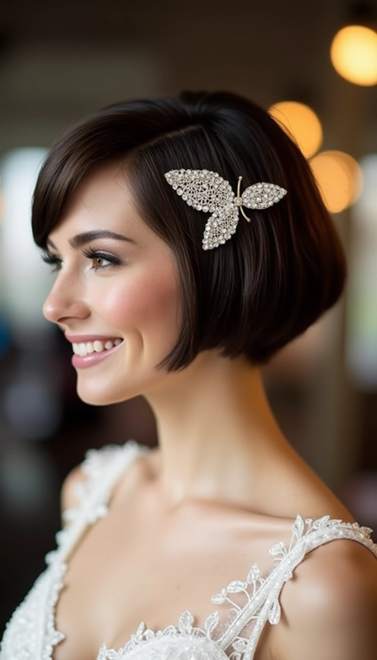 18 Stunning Wedding Hairstyles for Short Hair