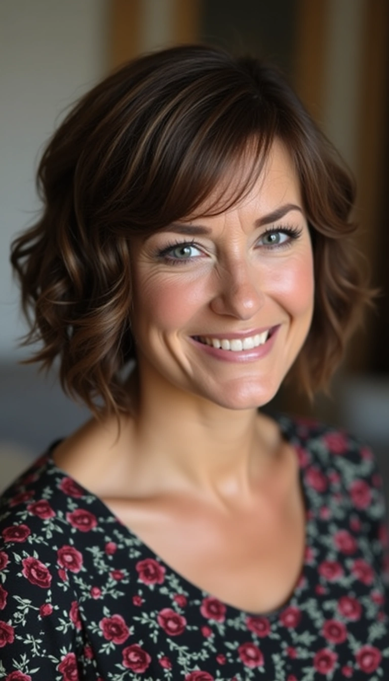 Short Layered Bob