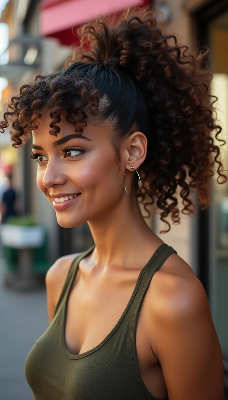 Curly Ponytail Wig