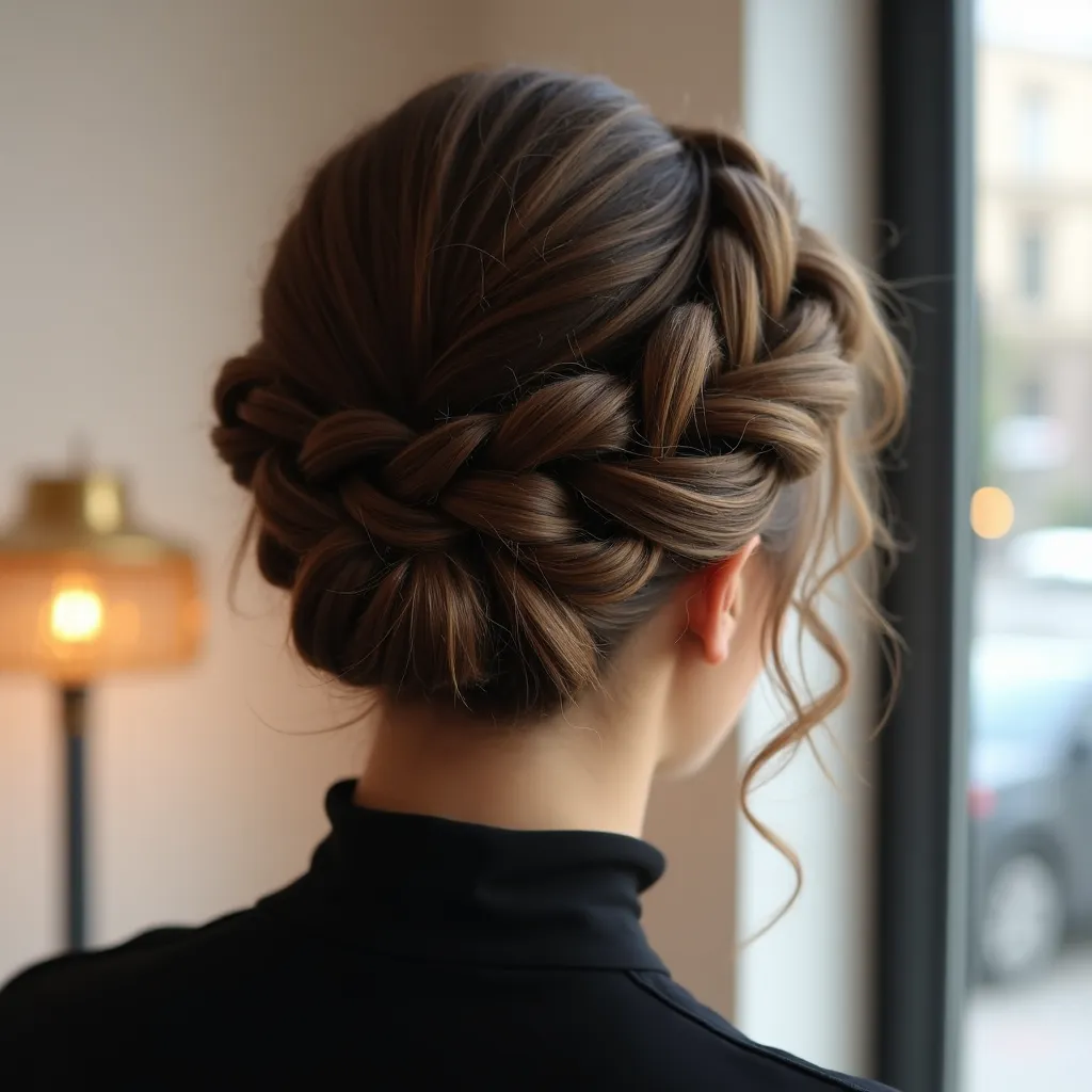 The Dutch Braid Updo