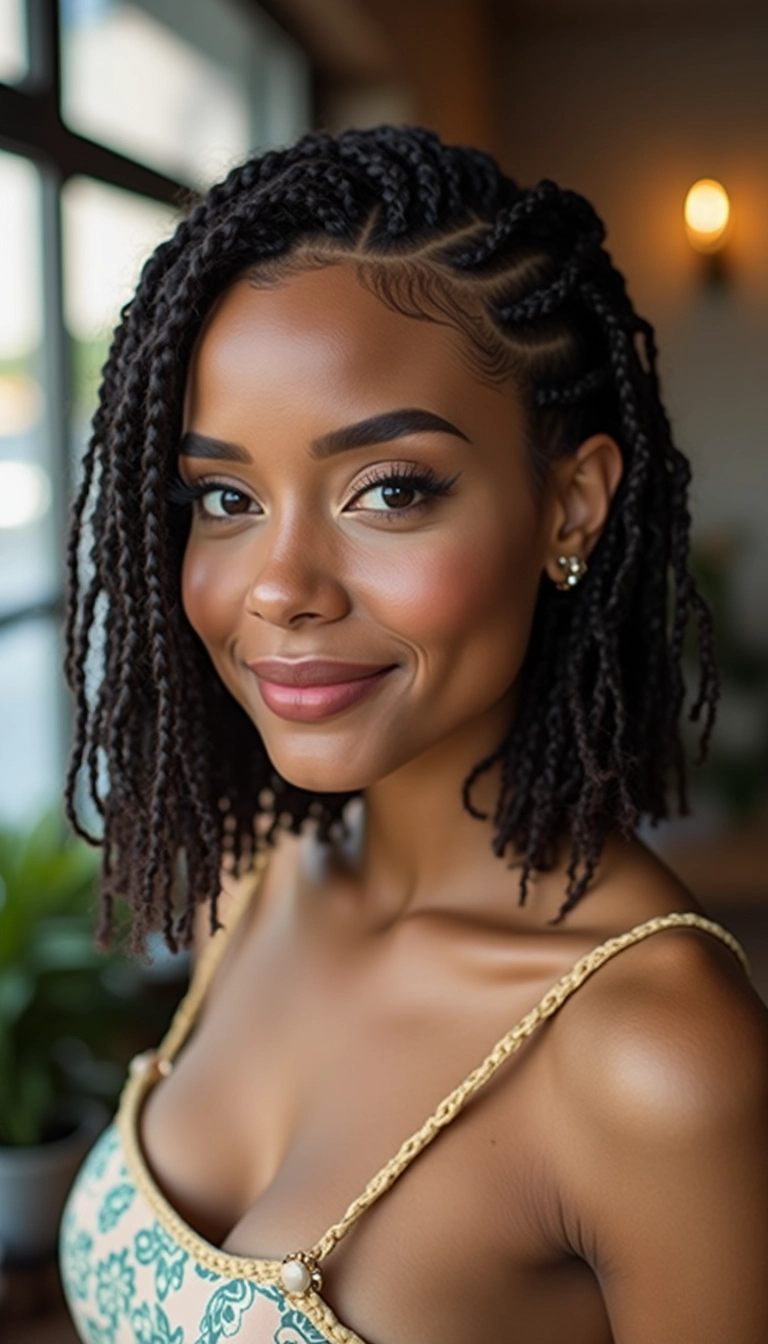 Twisted Braid Bob
