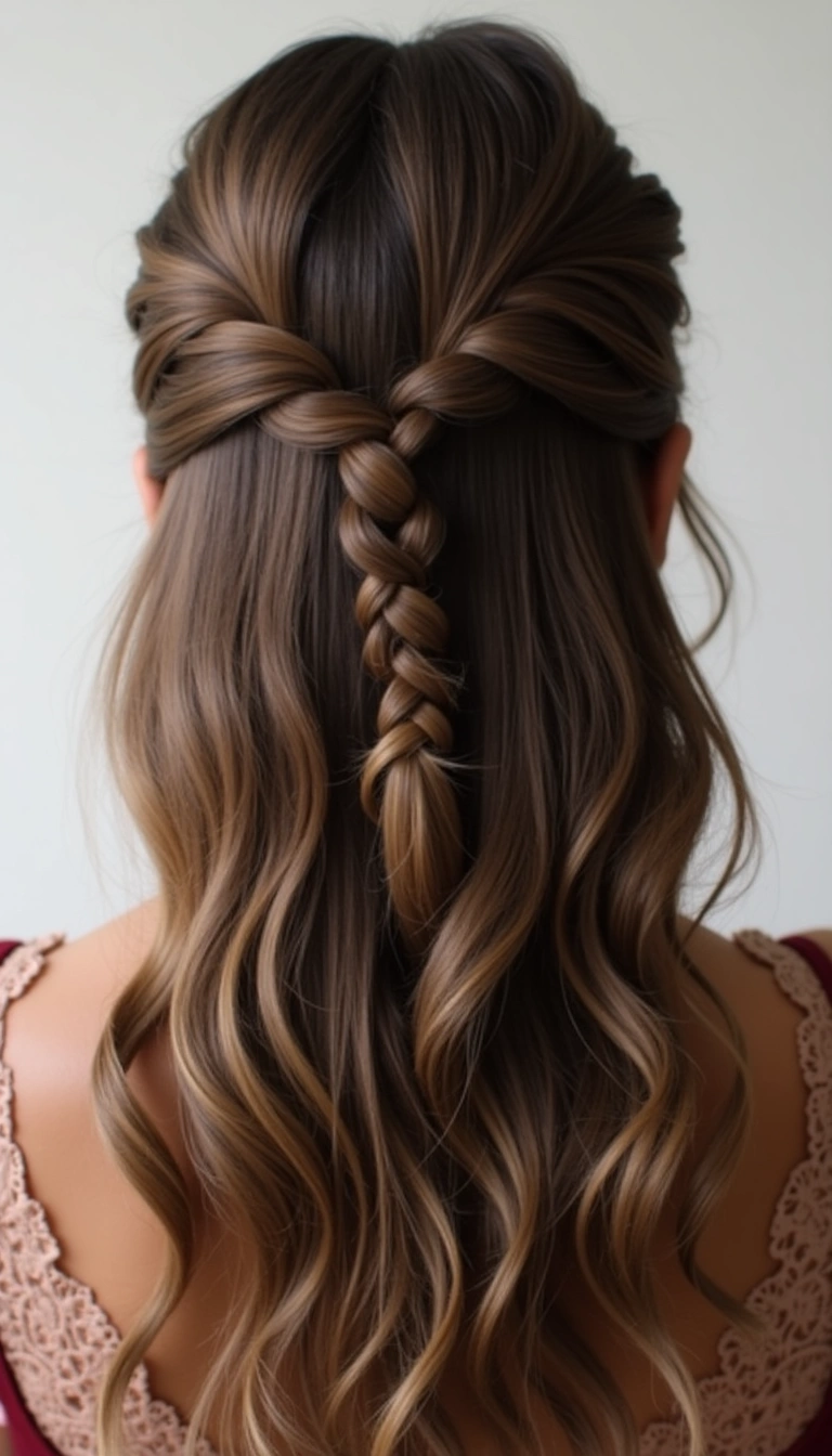 Half Up French Braid