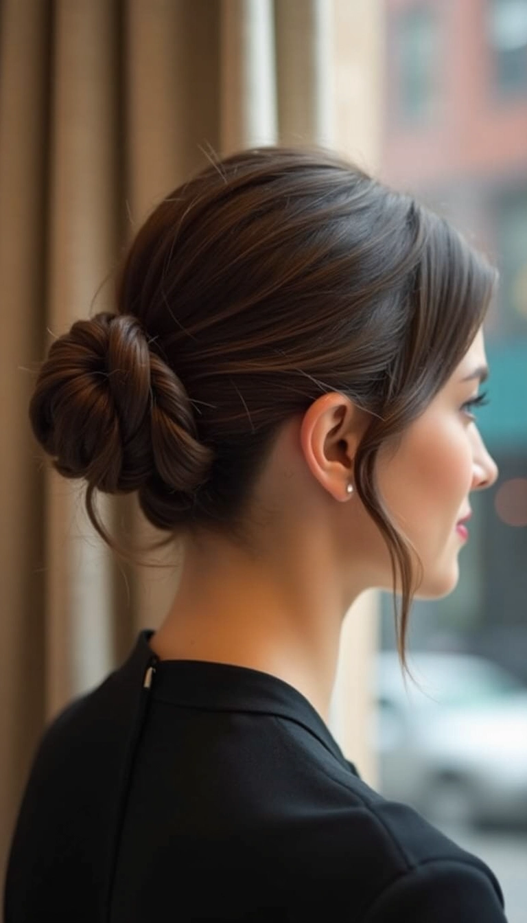 French Twist for Short Hair