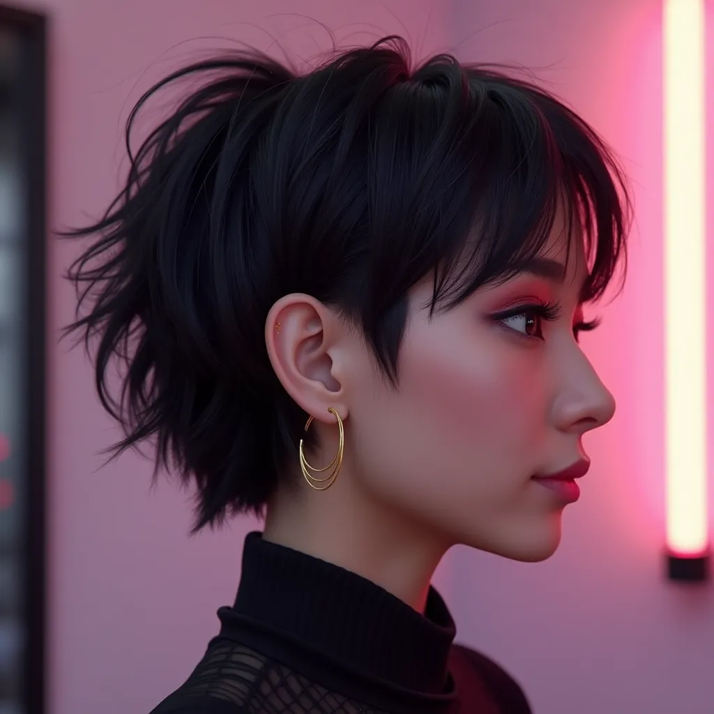 Stacked Bob with Undercut