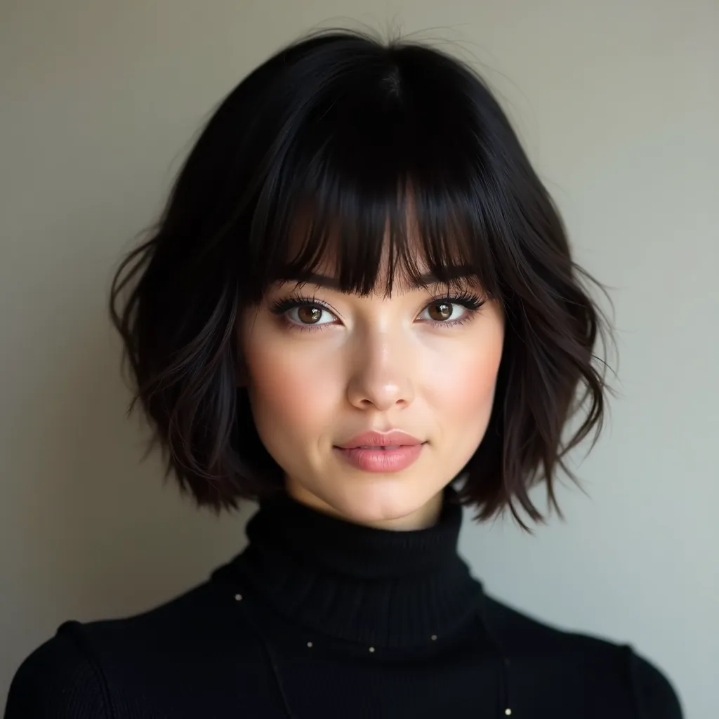 French Bob with Bangs