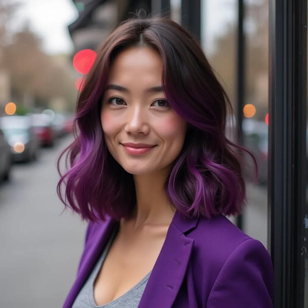 Purple Highlights