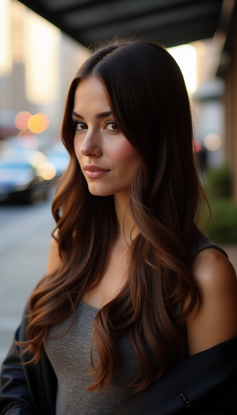 Long, Straight Hair with Layers