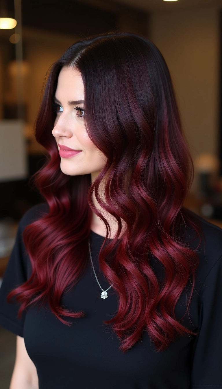 Burgundy Highlights