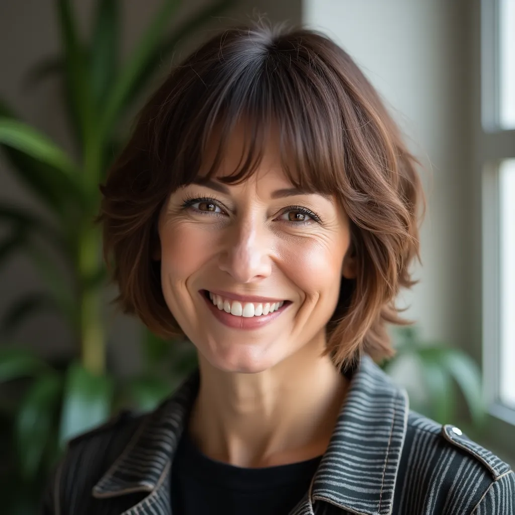 Choppy Bob with Bangs