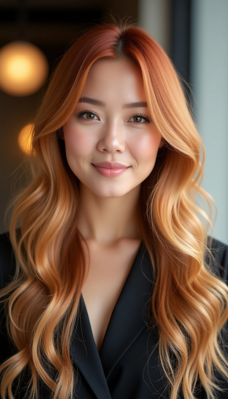 Copper and Champagne Blonde
