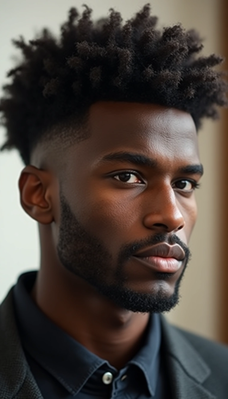 Tapered Afro