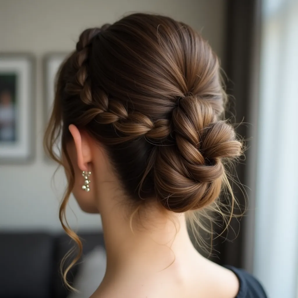 The Fishtail Braid Updo