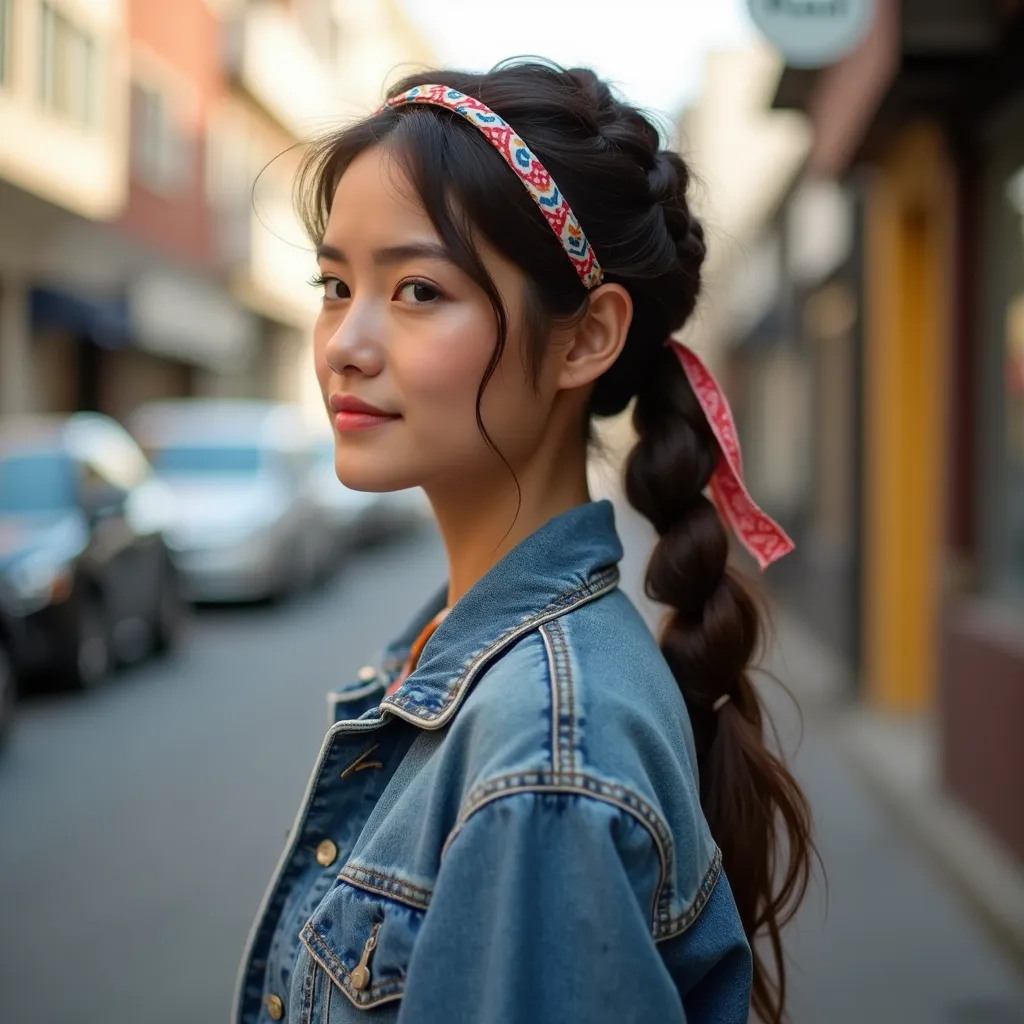 Ribbon Braided Headband