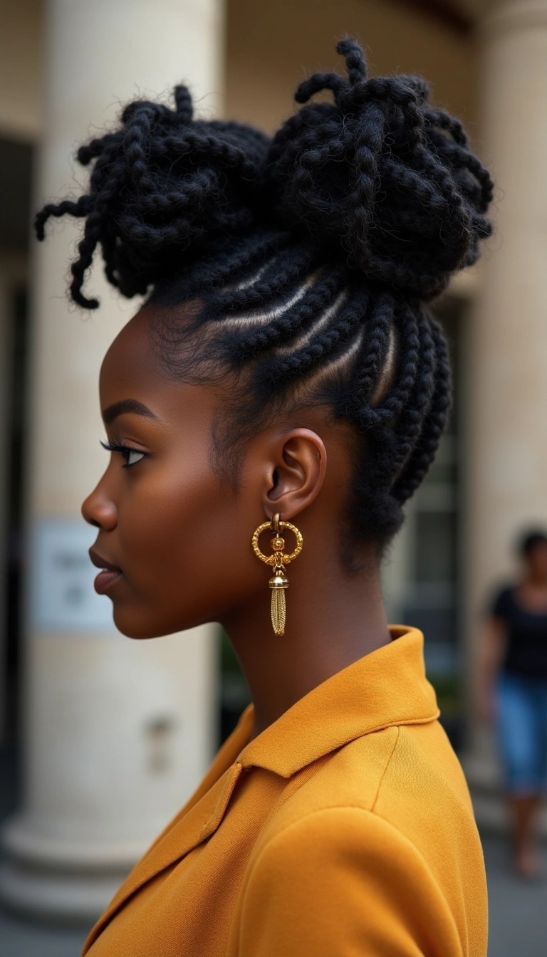 Flat Twist Updo