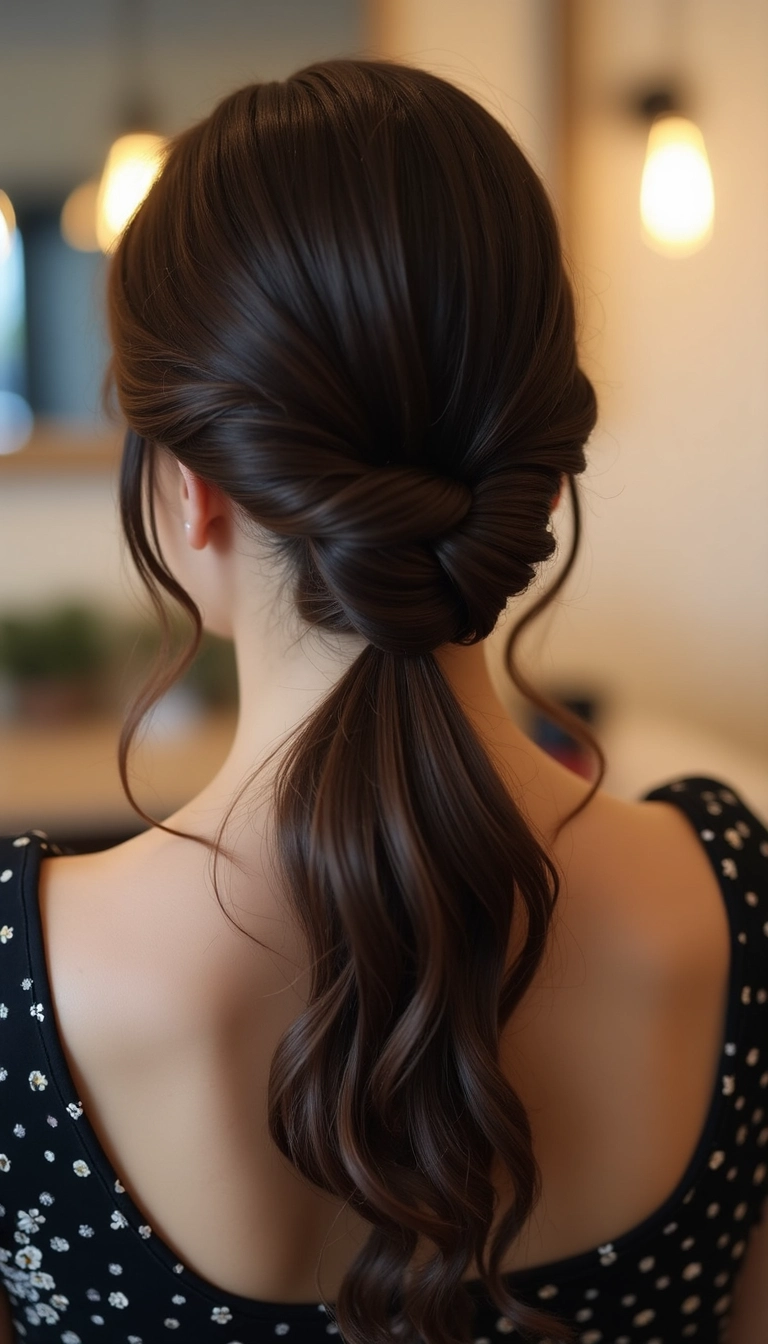 Twisted Half Updo
