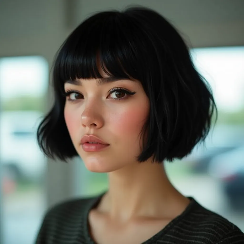 Short Bob with Baby Bangs