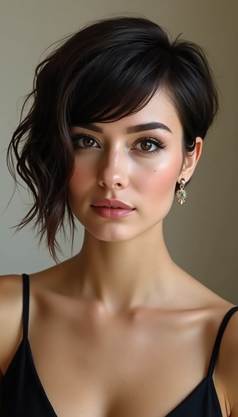 Side-Swept Bangs