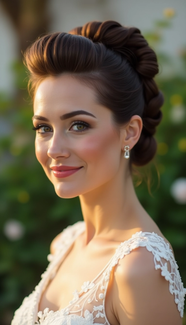 Pompadour Updo