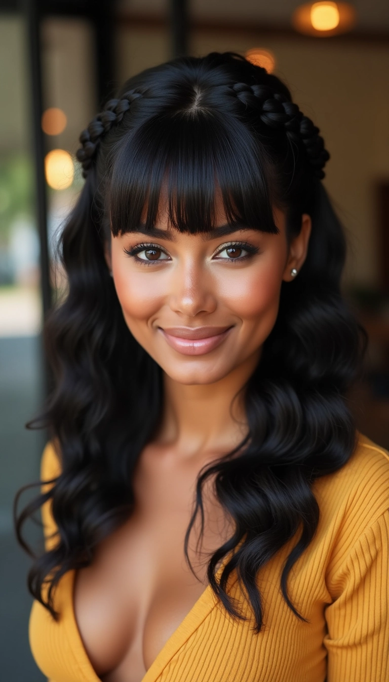 Braided Bangs