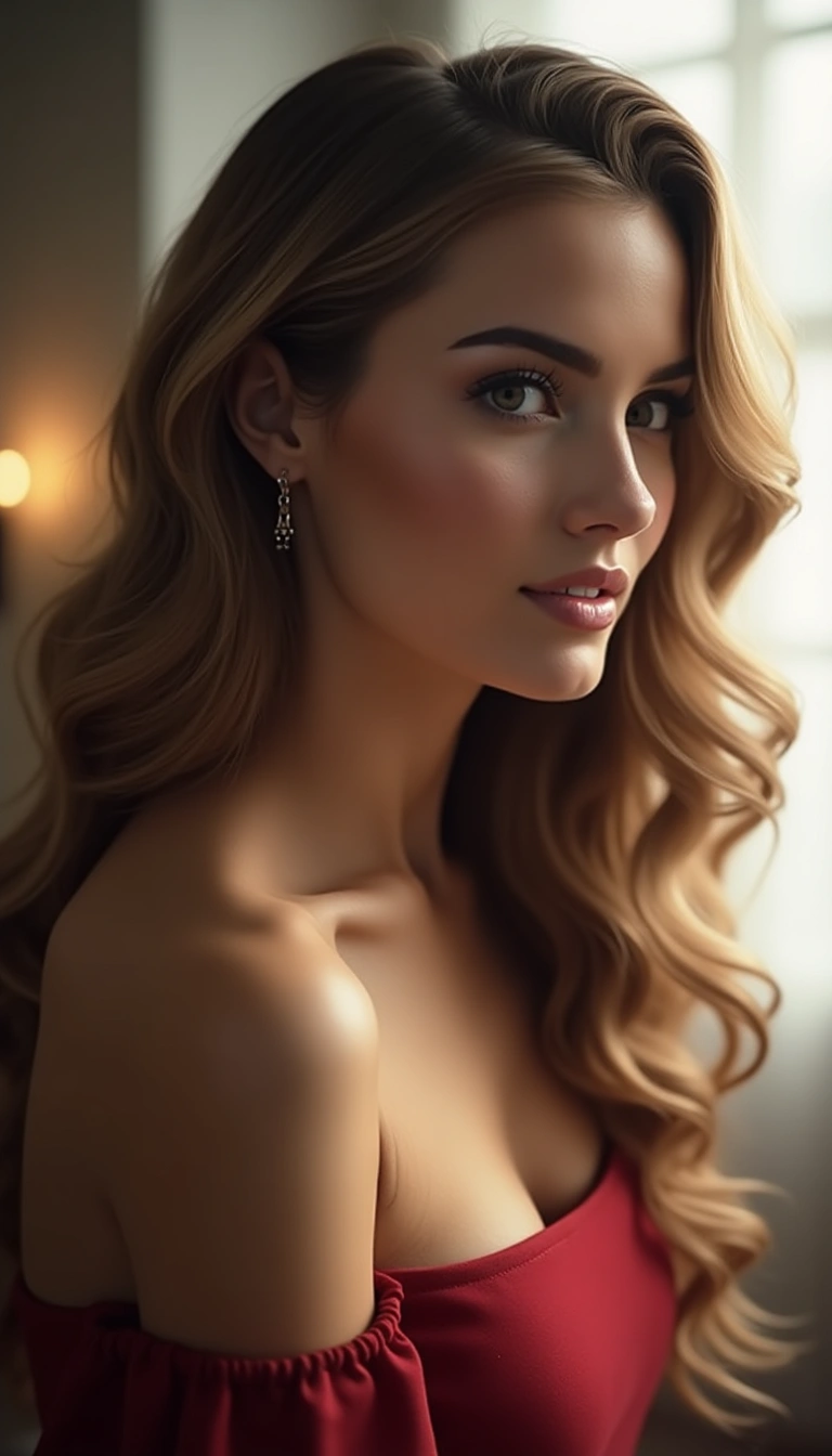 Side Swept Curls