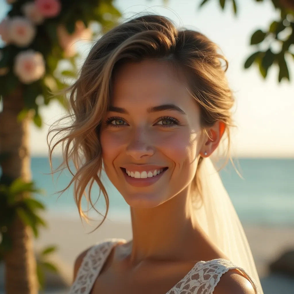 Pixie Cut with Hair Accessories