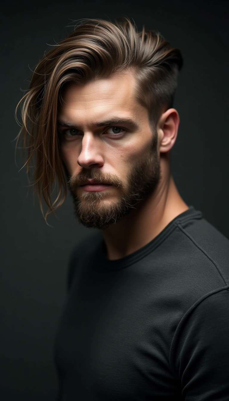 Long Hair with Beard