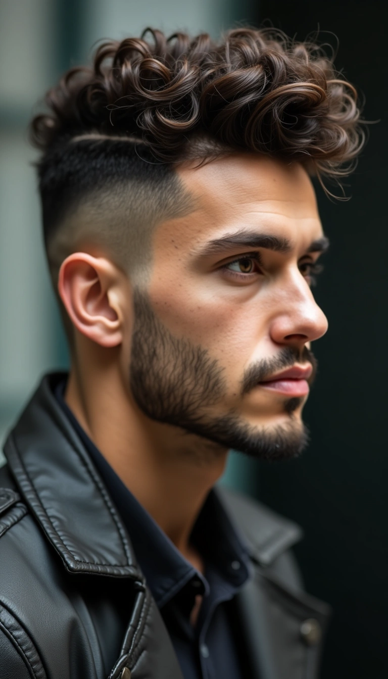 Curly Faux Hawk