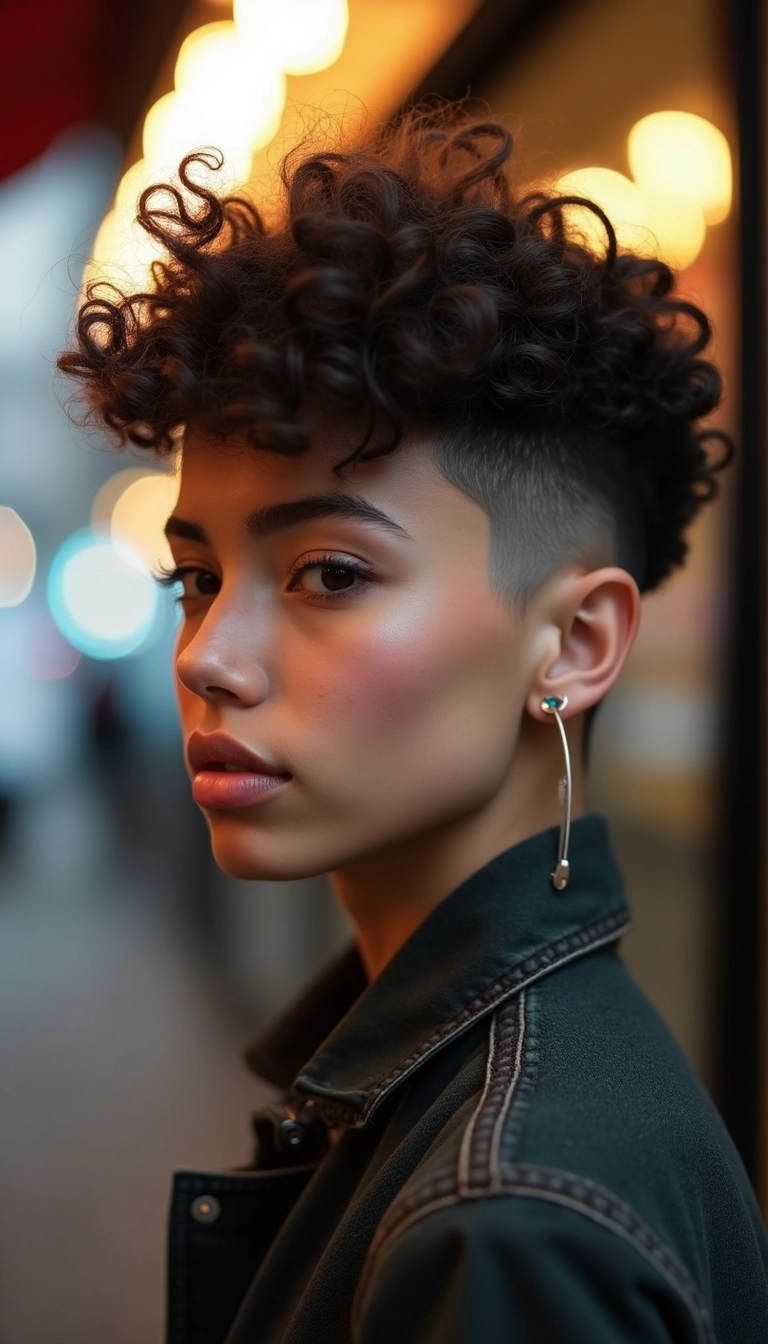 Curly Undercut
