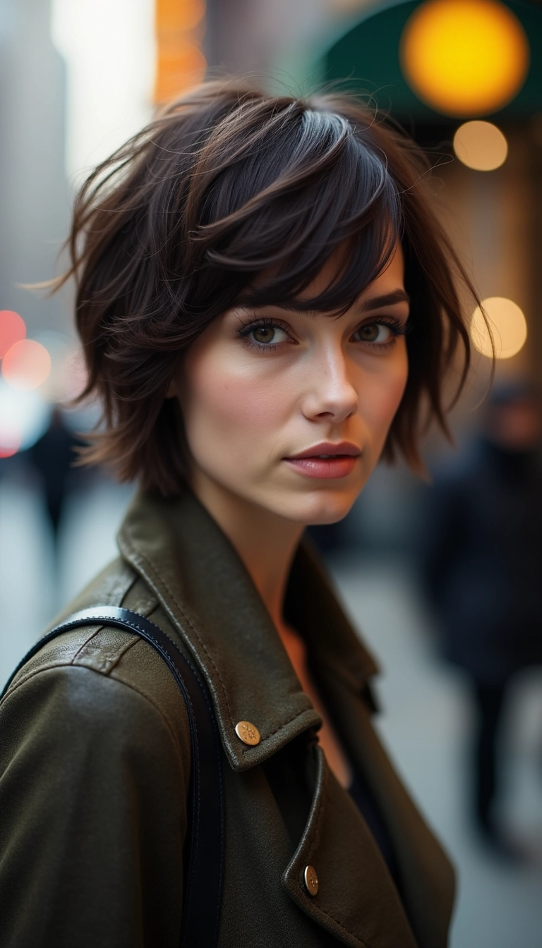 Short Shaggy Bob