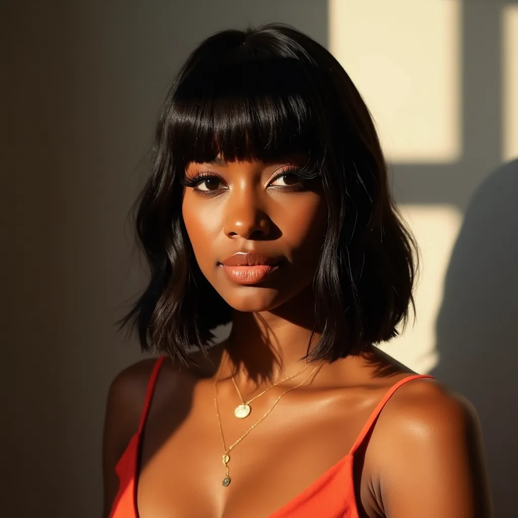 Long Bob with Bangs