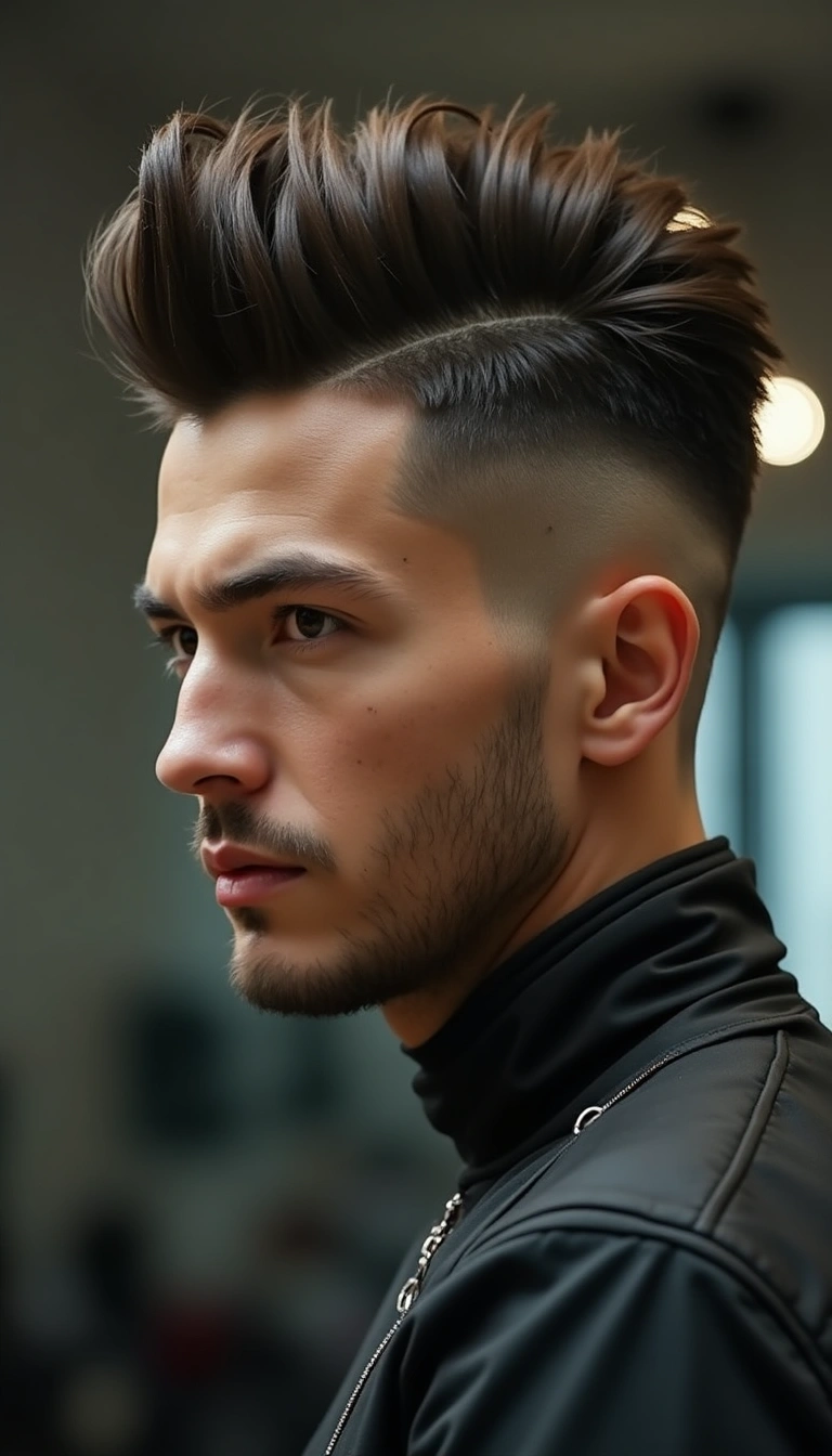 Faux Hawk Fade