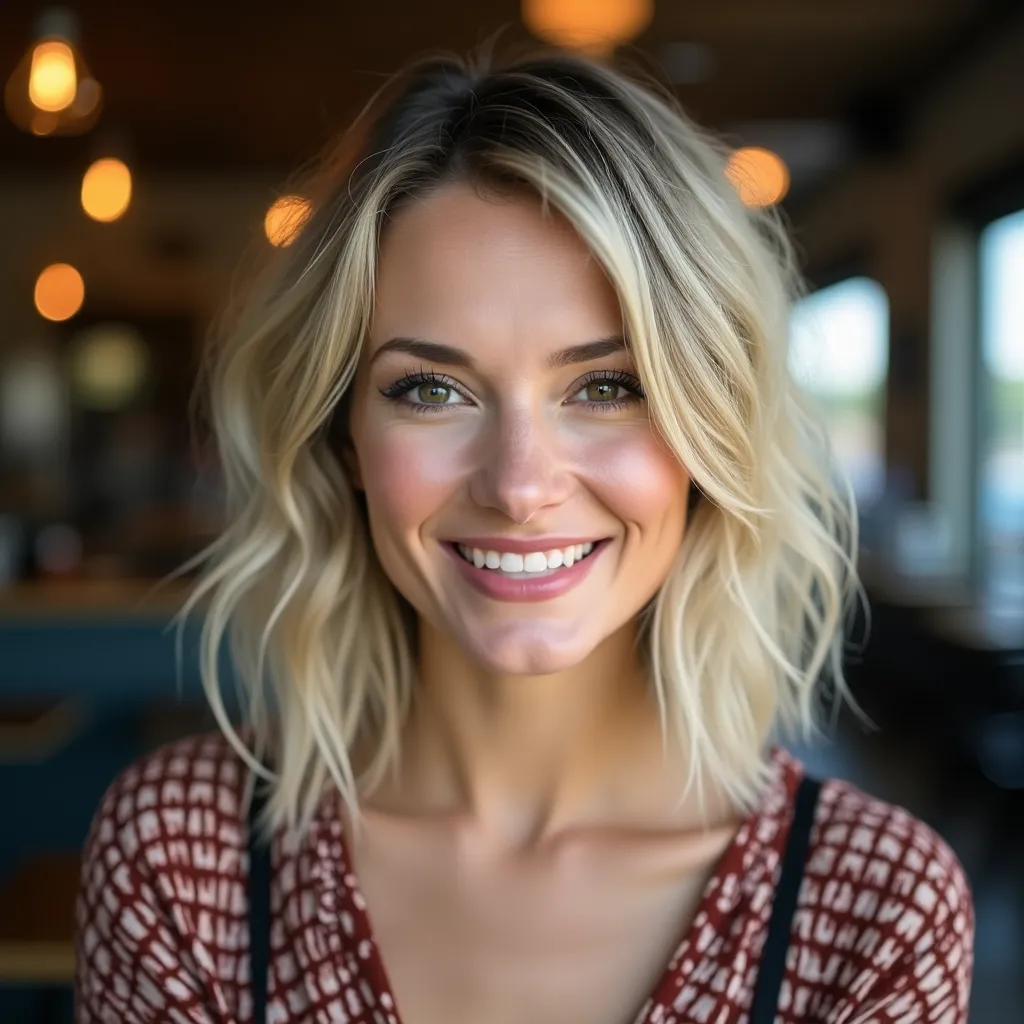 Long Choppy Bob