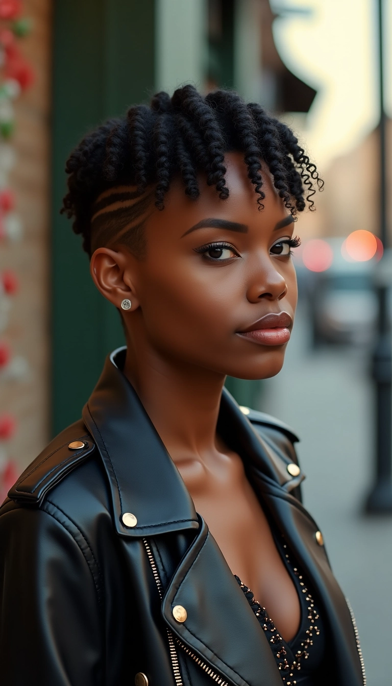 Cornrow Pixie