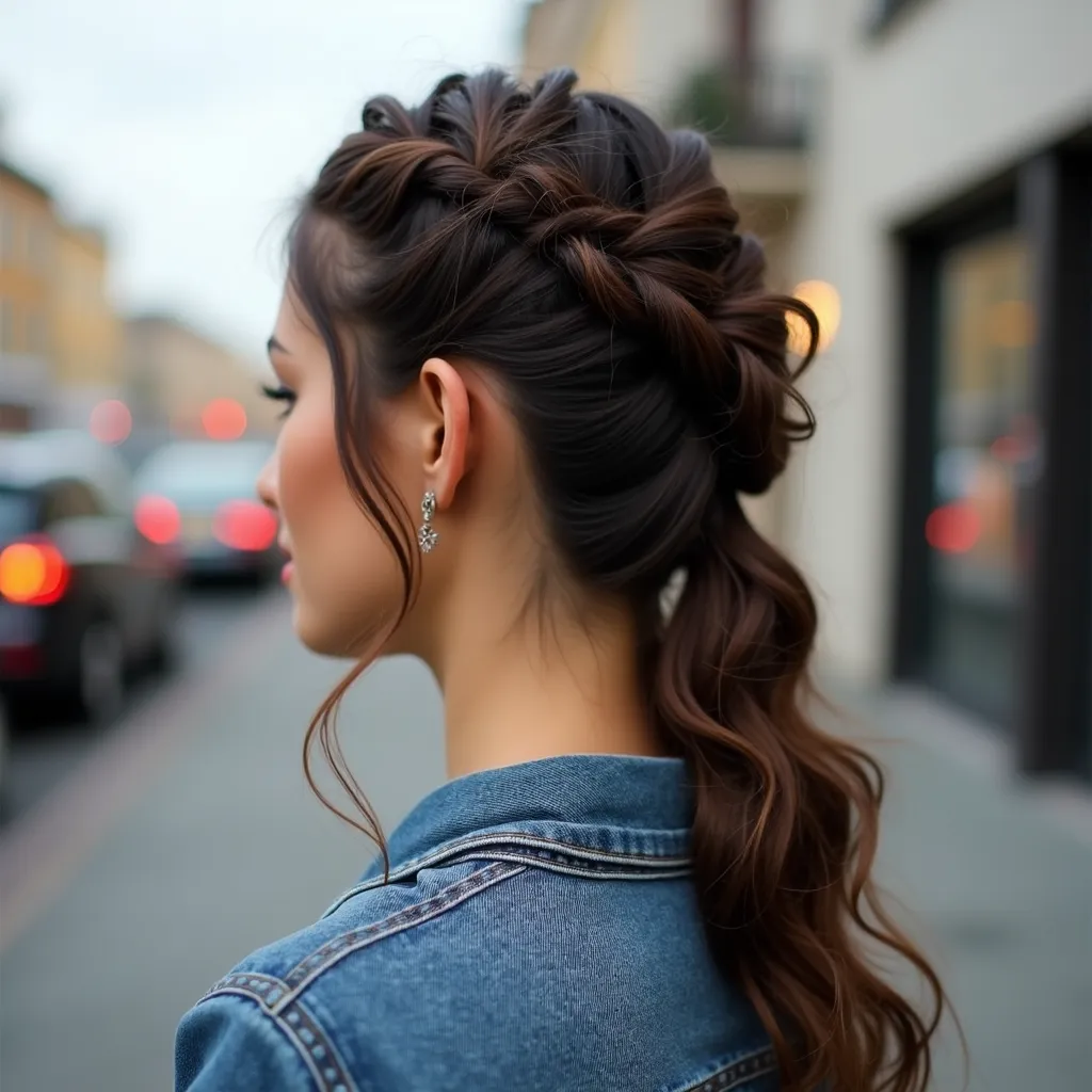 Twisted Half Updo