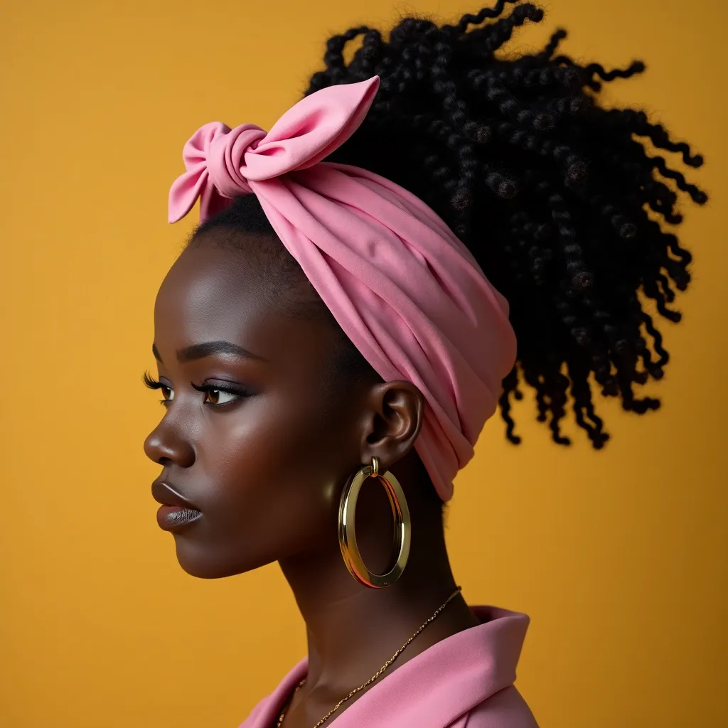 Locs with a Scarf