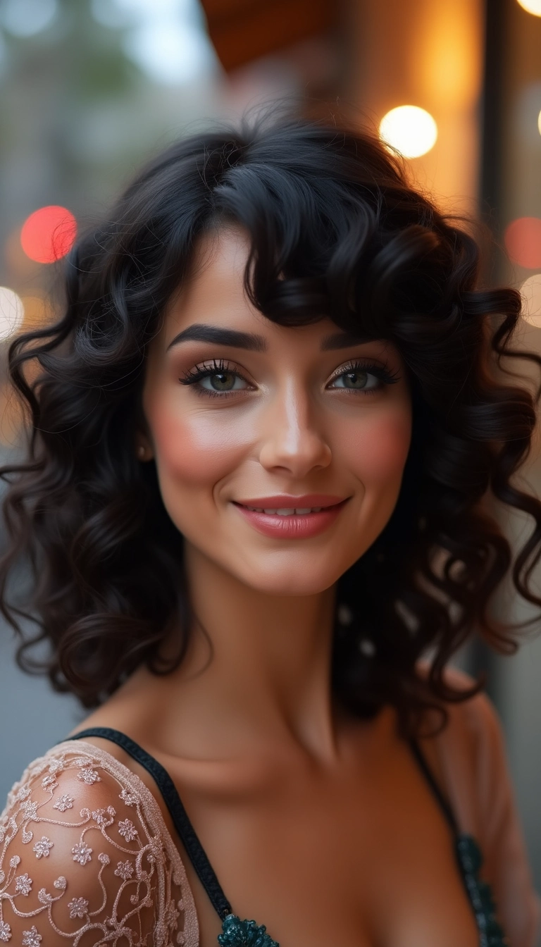 Curly Bangs