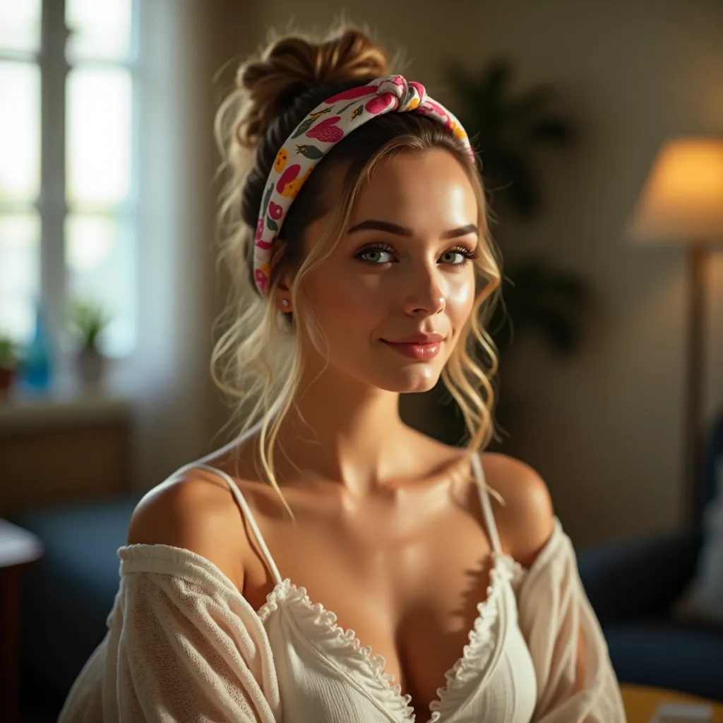The Top Knot with Headband