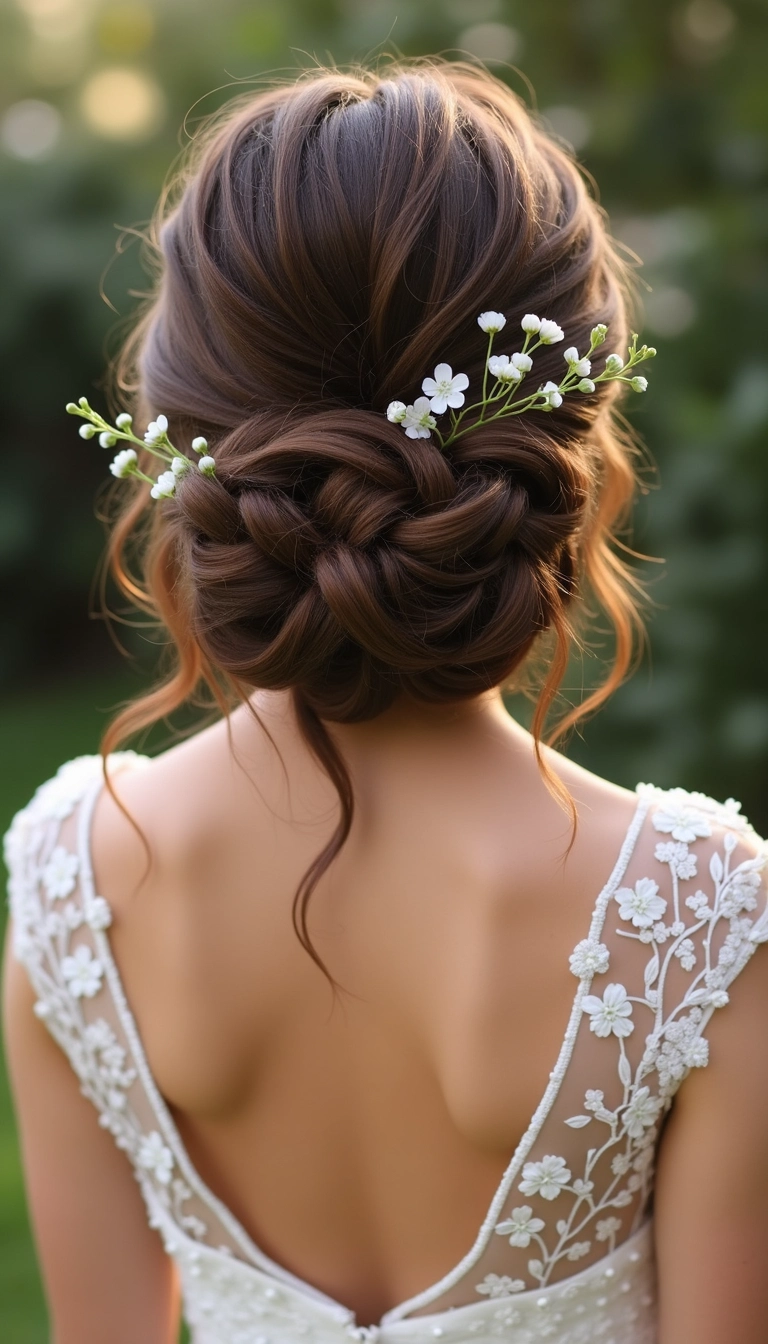 Loose Curls Updo