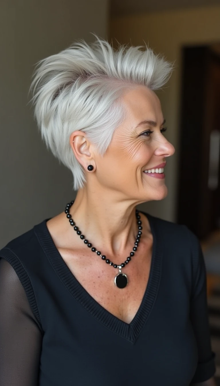 Sassy Hair Older Women Hairstyles: The Edgy Undercut