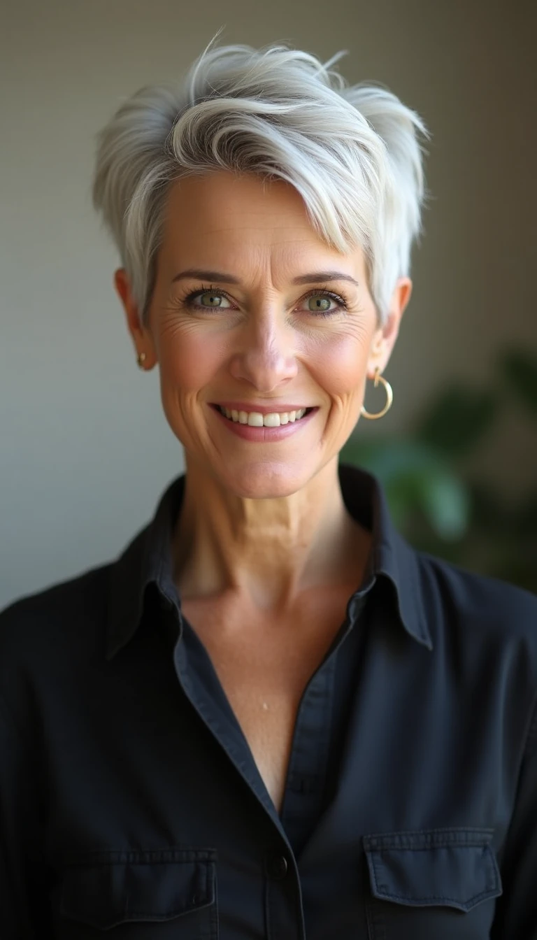 Sassy Hair Older Women Hairstyles: The Bold Pixie Cut