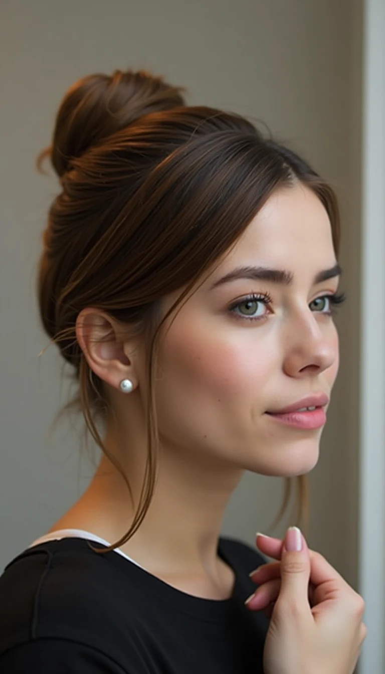 Stylish Hair Wrap: An Easy Hairstyle For Medium Hair That’s Unique