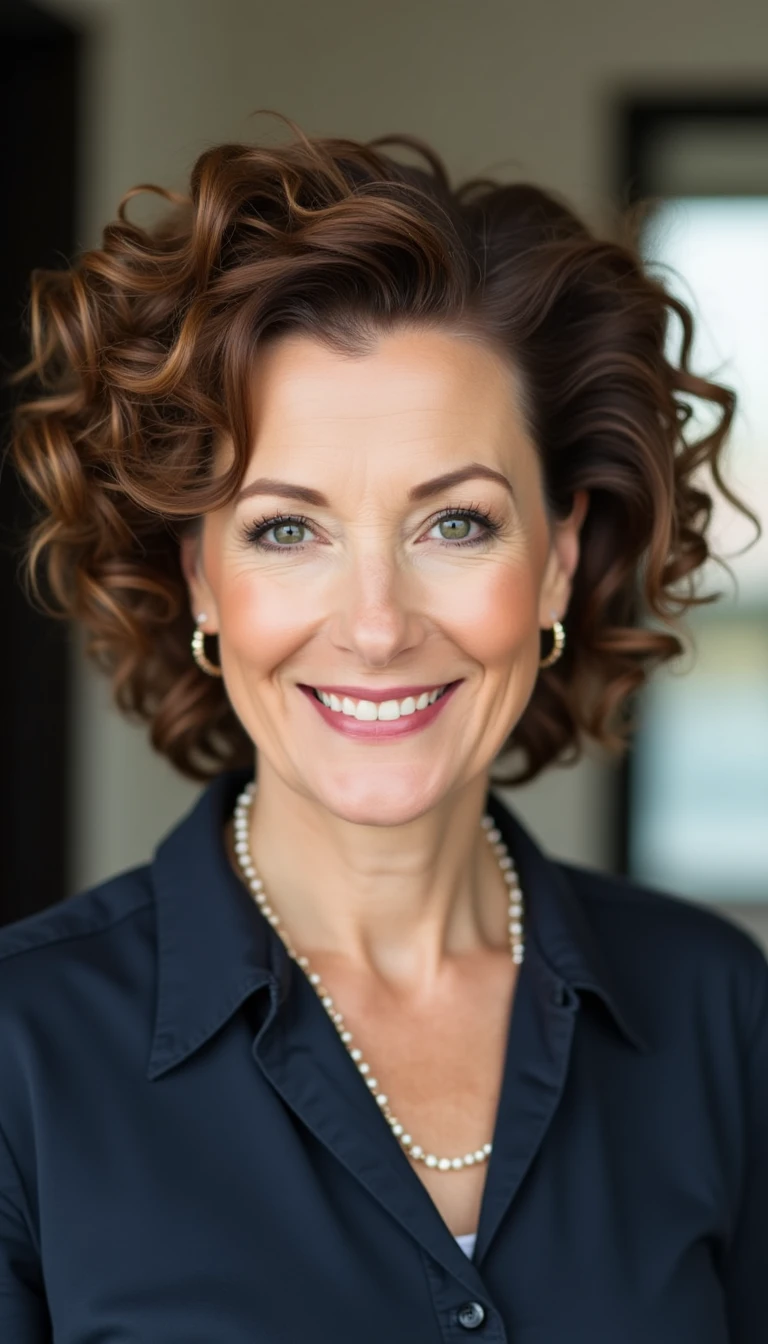 Sassy Hair Older Women Hairstyles: The Curly Updo