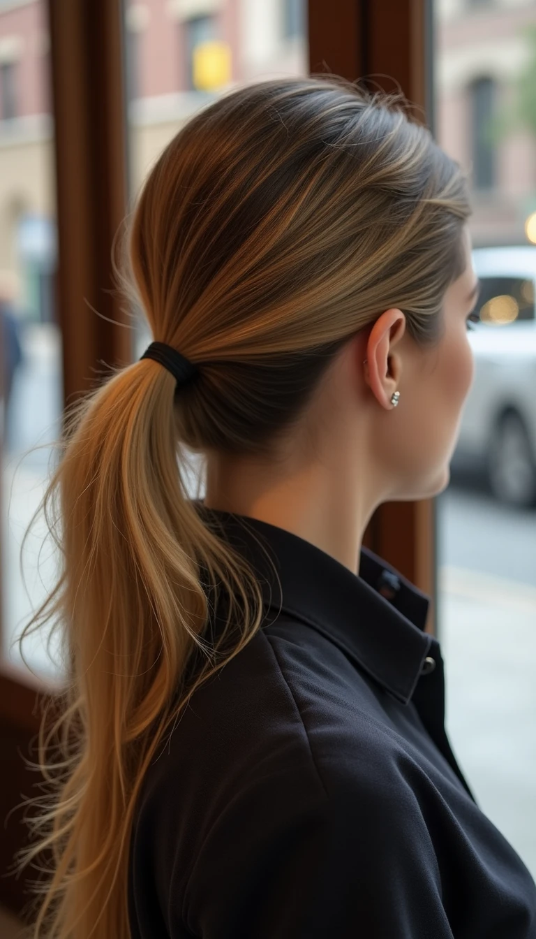 Effortless Elegance: The Classic Simple Hairstyles Ponytail