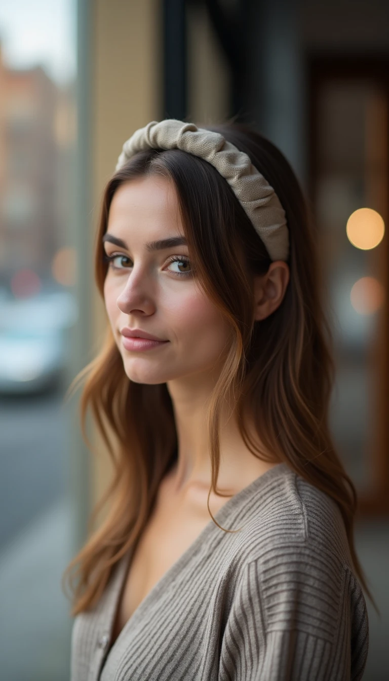 Simple Hairstyles for Bad Hair Days: The Headband Tuck