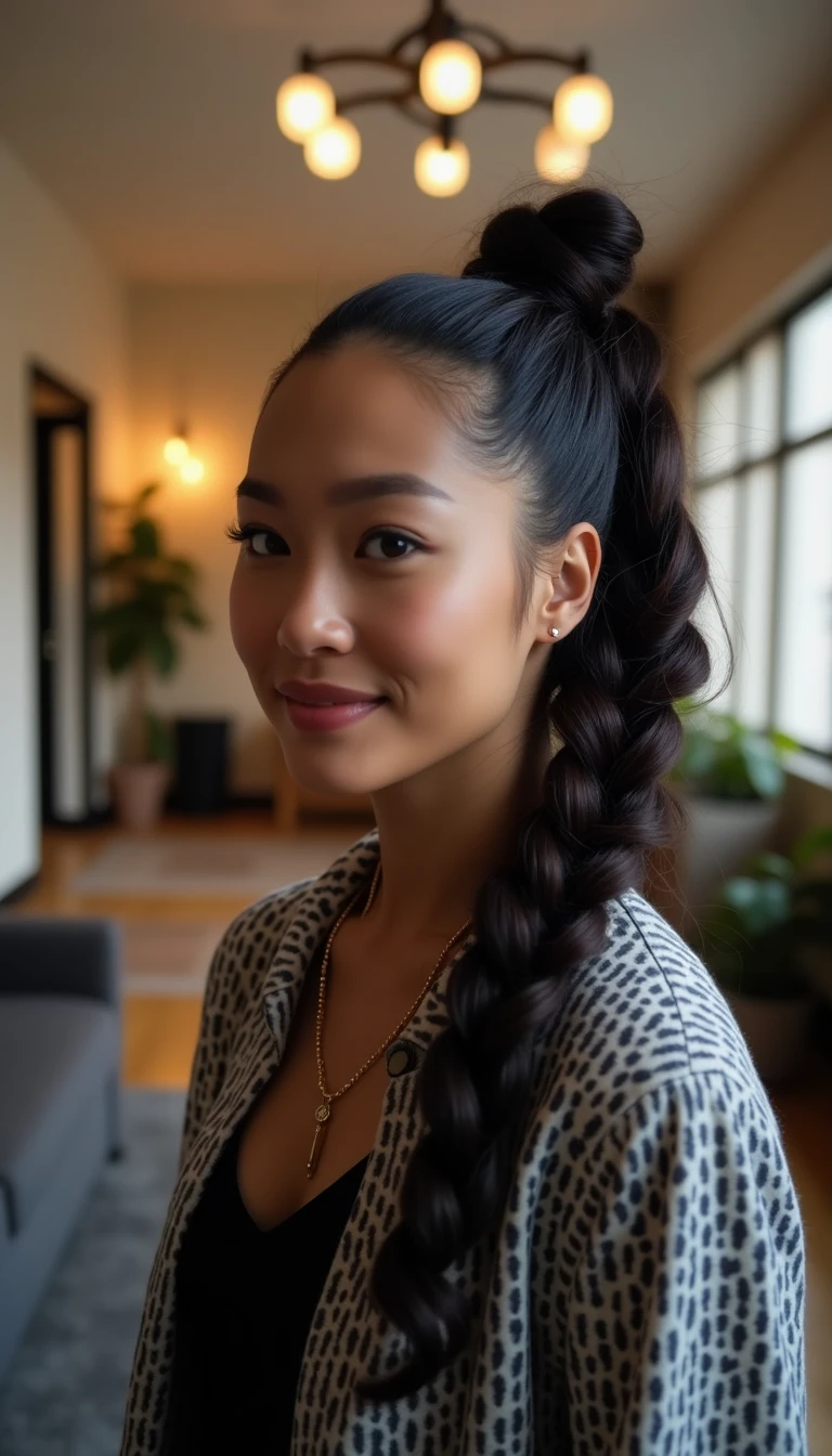 Creative Hair Twists: An Artistic Easy Hairstyle For Medium Hair