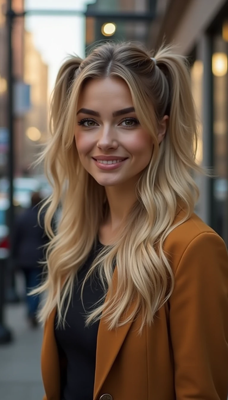 Playful Pigtails: A Fun Easy Hairstyle For Medium Hair