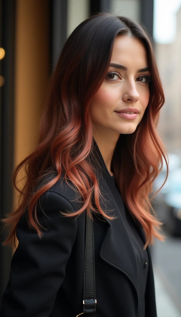 Soft Layered Haircut with Color: Adding Dimension and Depth